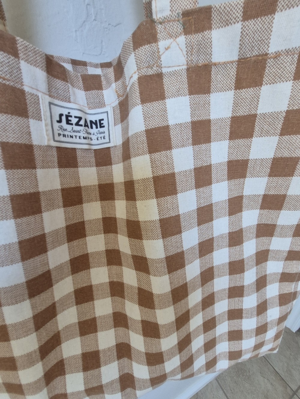 Sezanne Gingham Tote - Picture 7 of 13